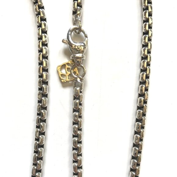 David Yurman Chain Rope Necklace Womens Sterling Silver 32" Lobster Clasp Stack - Picture 2 of 11